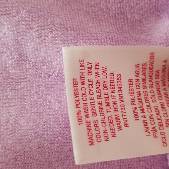 Xhilaration™ Terry Cloth Halter Cover Up Dress Purple Size XL - Picture 8 of 10